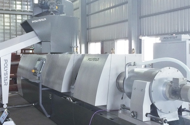 POLYSTAR Recycling Machine Set Up in Morocco